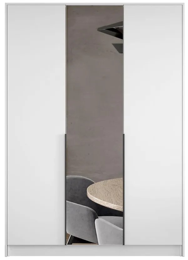 Skriňa Moda s páskou 150 biela