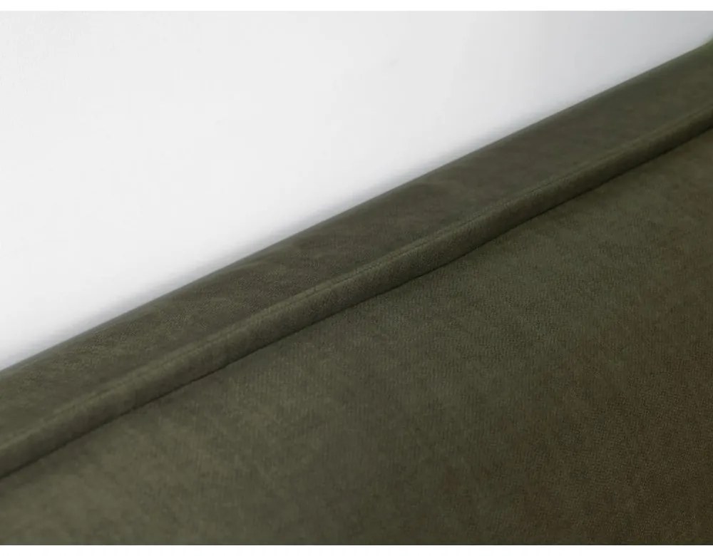 Tmavozelená čalúnená dvojlôžková posteľ s úložným priestorom s roštom 180x200 cm Jade – Bobochic Paris