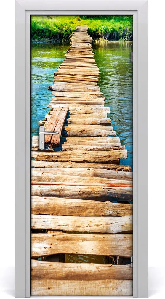 Fototapeta na dveře samolepící Dřevěný most
