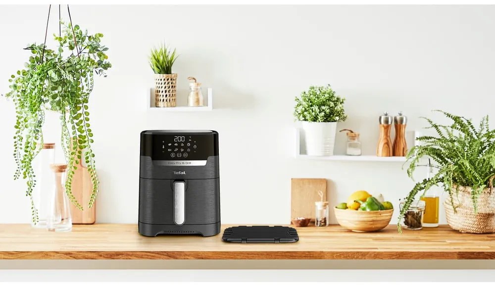 Čierna fritéza Easy Fry &amp; Grill – Tefal