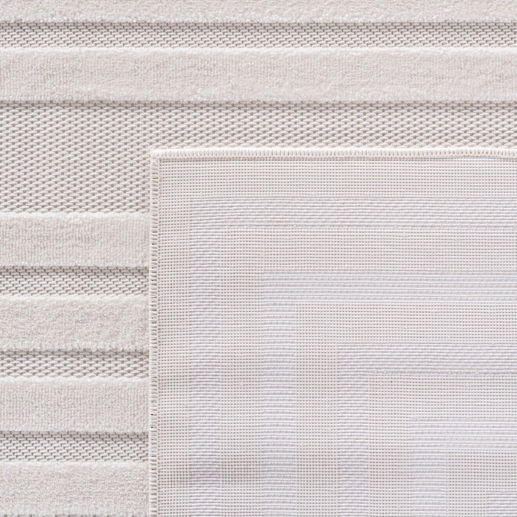 Ayyildiz, Kusový koberec Doha 1653 Cream, 120x170, biela, chodba / predsieň