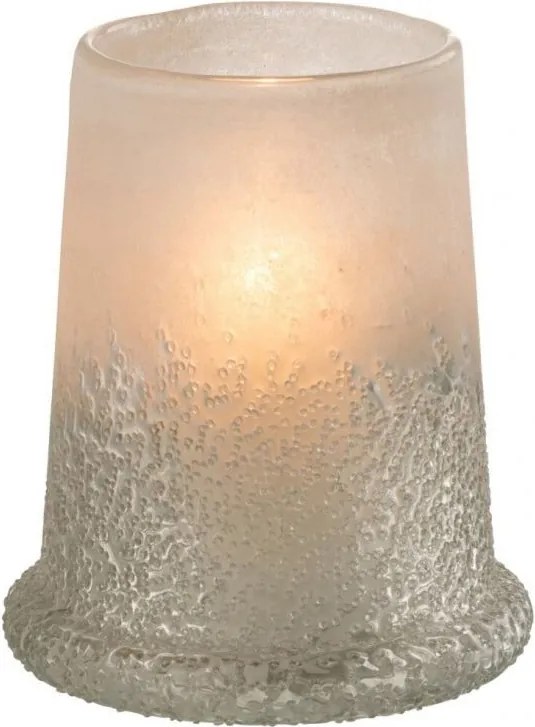 Sklenený svietnik lampáš Hurricane Sugar – 12,5*12,5*15 cm