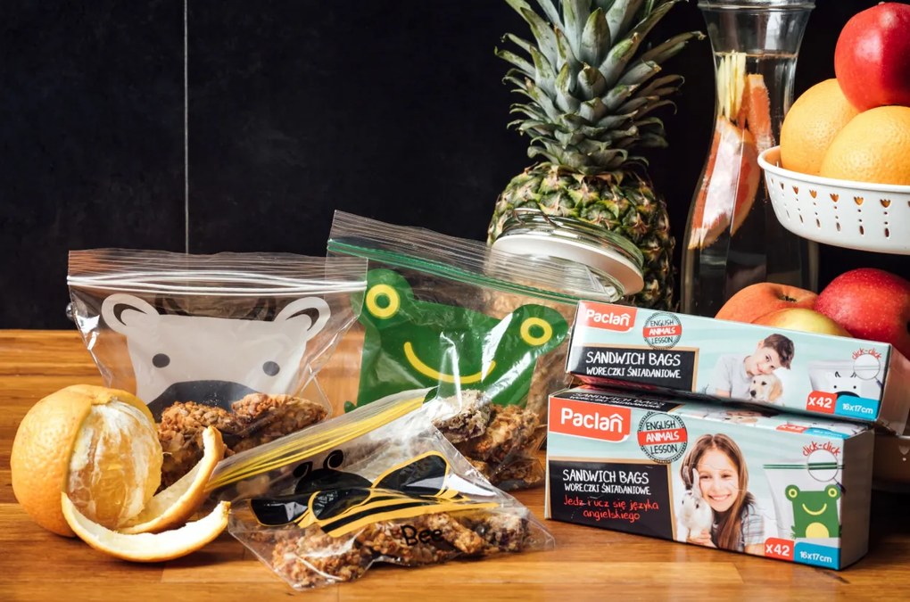 uzatvárateľné potravinové vrecká 1l 42 ks nepriepustné