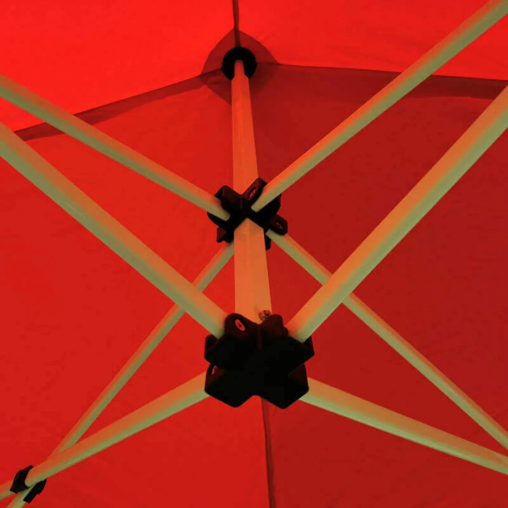 BRIMO Skladací altánok 3x3 m na Oslavy: Nepremokavá Ochrana a Bleskové Zloženie - s 3 stenami - Modrá 9