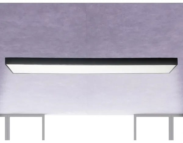 LED Stropné svietidlo LED/32W/230V 4000K 120x13 cm čierna