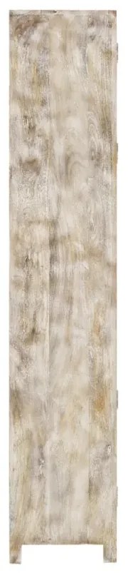 furniture-nabytek.cz - Masívna kúpeľňová skrinka Bitna z mangového dreva, lakovaná, prírodná farba – 43×35×180 cm