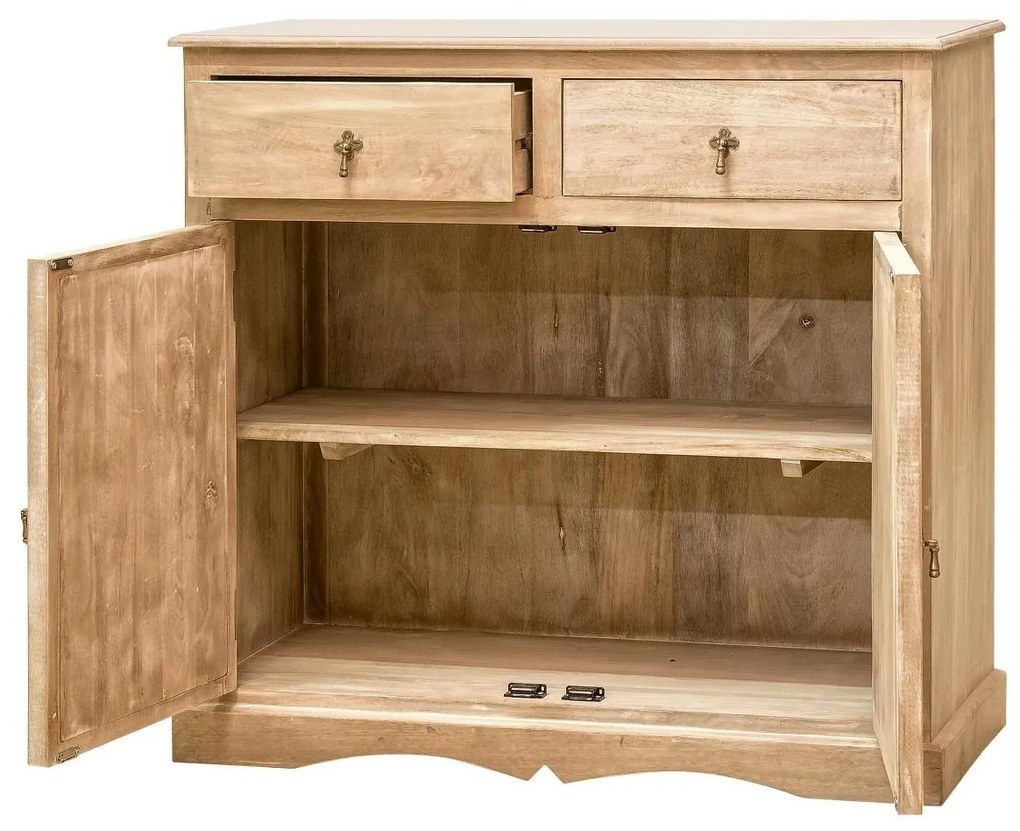 furniture-nabytek.cz - Komoda rustikálna z masívneho dreva mango 90x90x45