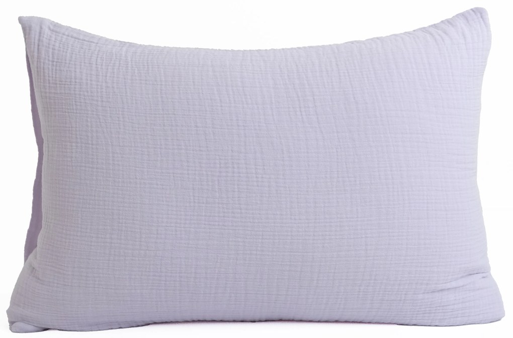 Mušelínová obliečka na vankúš 50 x 70 cm - Alexia lila