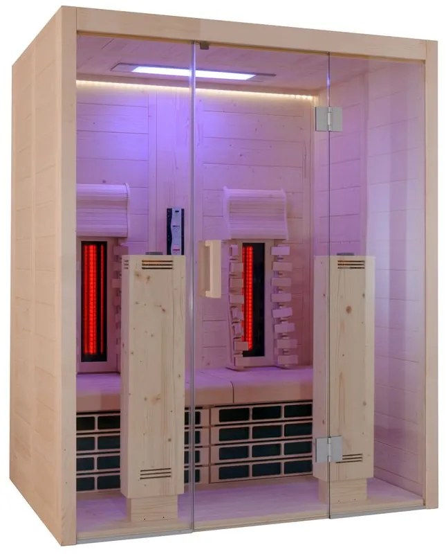 Panelový infražiarič s dreveným rámom 515 W