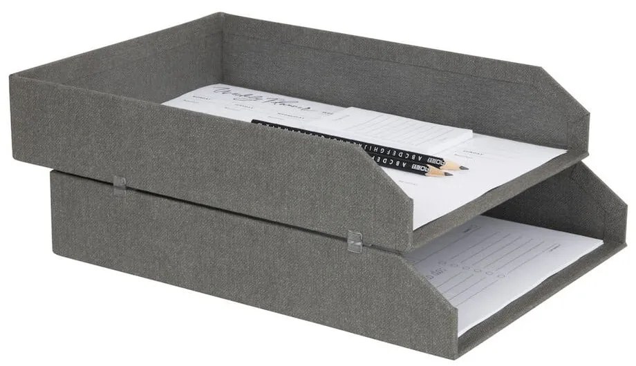 Kartónové organizéry na dokumenty v súprave 2 ks Hakan – Bigso Box of Sweden