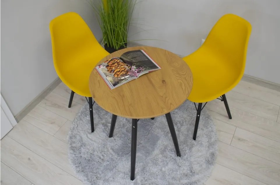 TRENDIE Jedálenský stôl EDDIE 60 cm dub