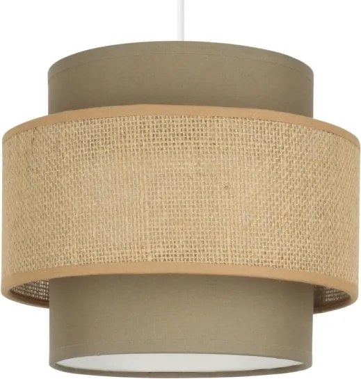 Brilagi - Luster na lane RESNA 3xE27/60W/230V pr. 45 cm hnedá/béžová