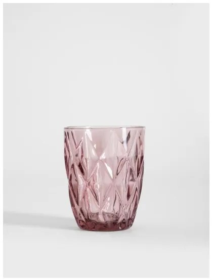 Sada štyroch pohárov LUNO ružová 748226 280 ml (4 ks)