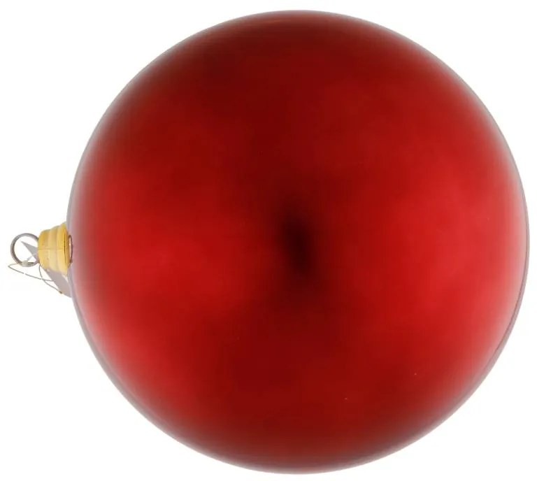 DECOLED Plastová guľa, 30 cm, bordová, lesklá