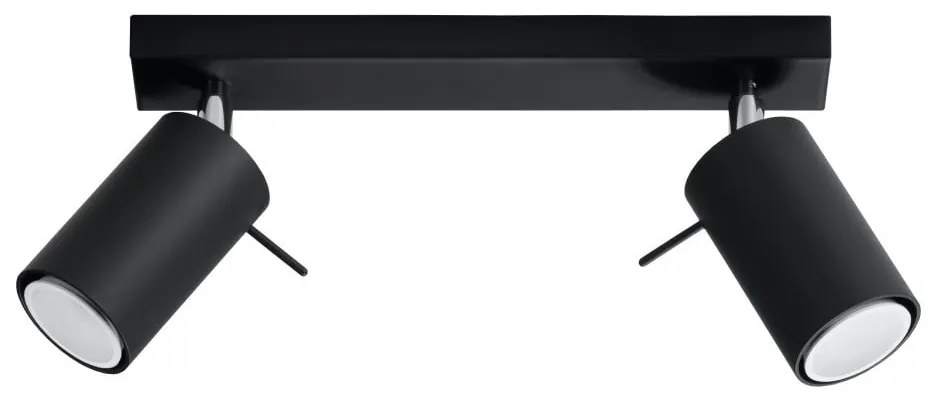 Čierne bodové svietidlo 8x30 cm Etna – Sollux