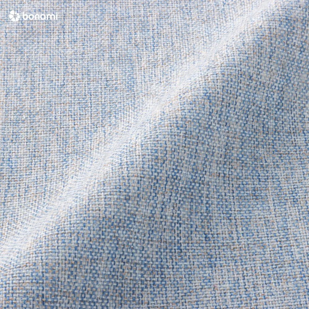 Svetlomodrá rozkladacia variabilná rohová pohovka Miuform Dazzling Daisy