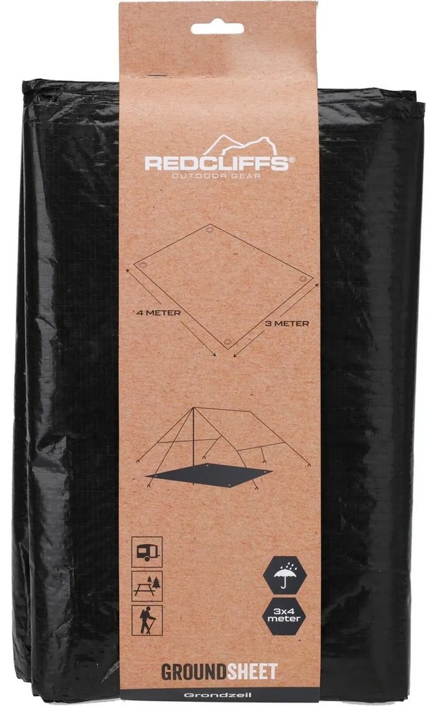 Redcliffs Plachta pod stan, 3 x 4 m, čierna, 3 x 4 m