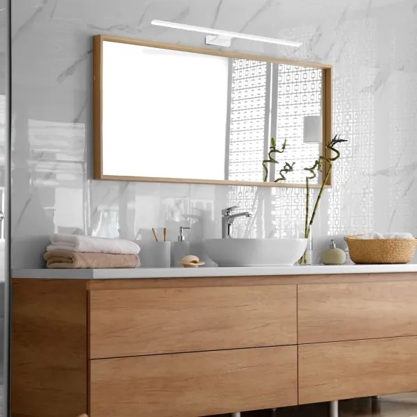 LED Kúpeľňové osvetlenie zrkadla SHINE WHITE LED/15W/230V 80 cm IP44 biela