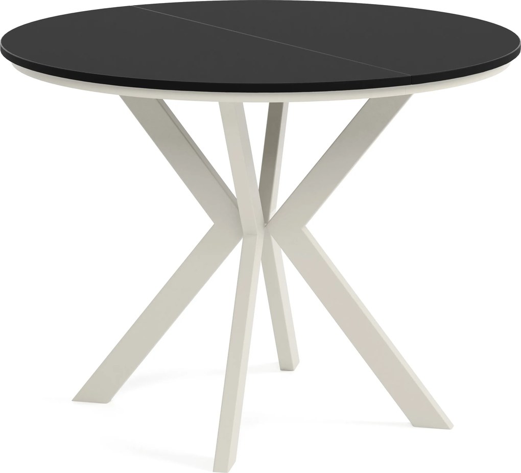 Okrúhly rozkladací jedálensky stôl DEVO PLUS Veľkosť: 90 - 128 cm