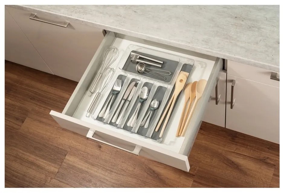 Organizér na príbory do zásuvky Wenko Cutlery Tray 6 Compartments