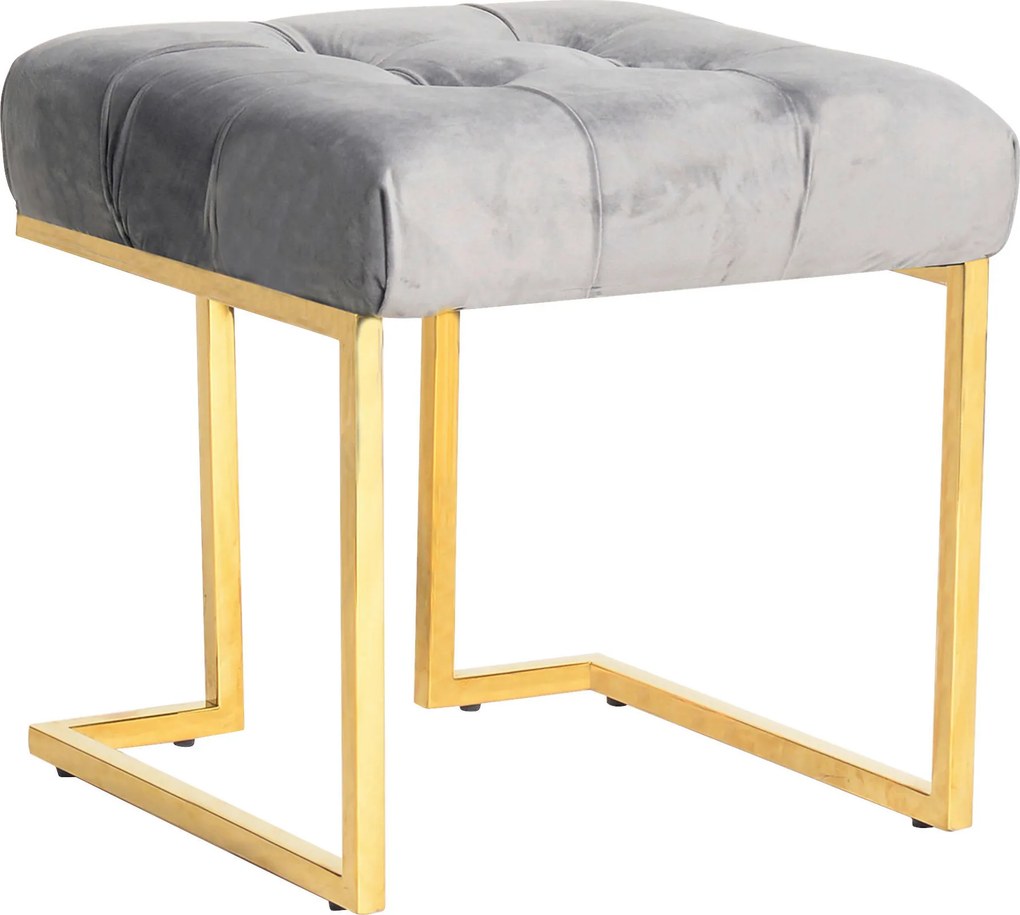 XXXLutz TABURETKA, kov, plast, 48/48/48 cm - Kreslá - 005937046902