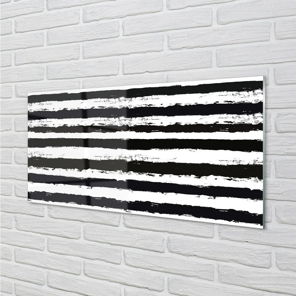 Sklenený obraz Nepravidelné pruhy zebra 120x60 cm