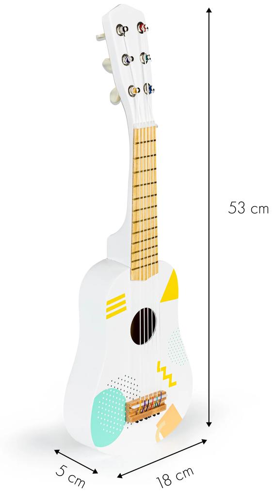 MULTISTORE Drevená klasická gitara pre deti 6 strún