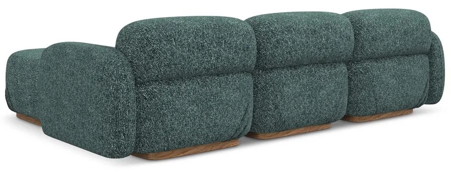 Tyrkysovomodrá modulárna rohová pohovka (variabilná) Ailani – Makamii