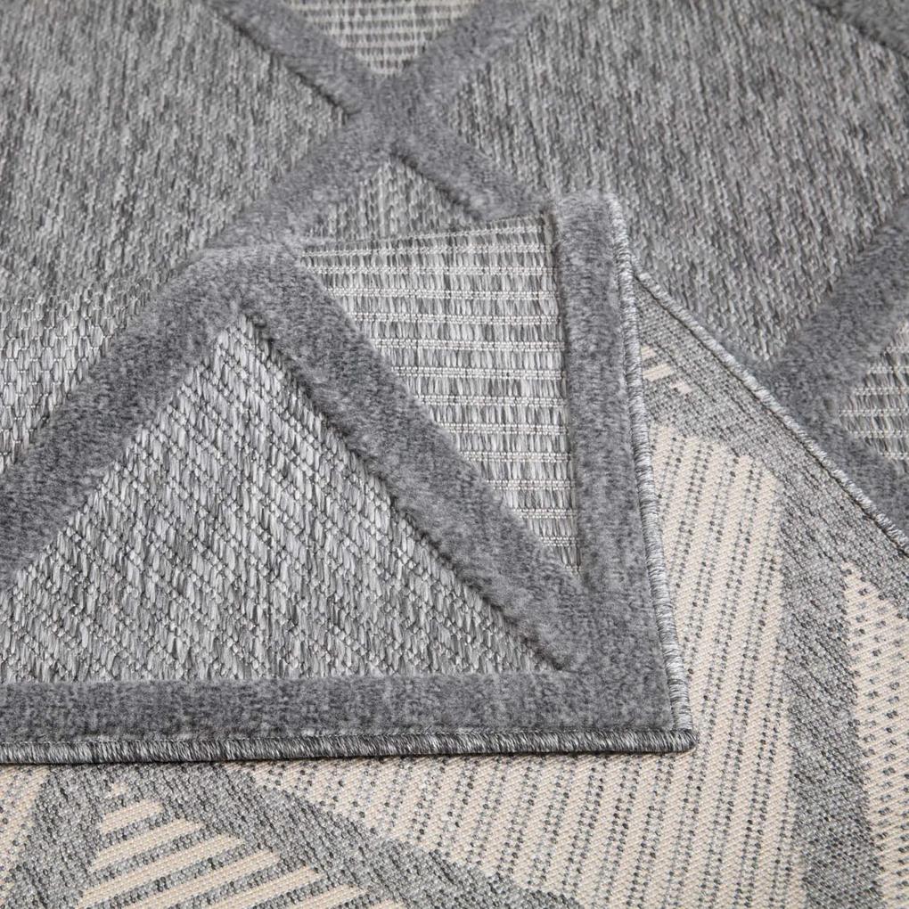 Dekorstudio Terasový koberec SANTORINI - 457 antracitový Rozmer koberca: 60x110cm