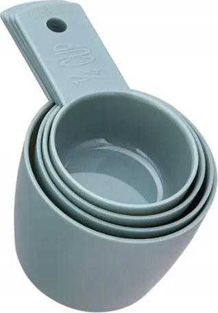 ALTOM Kuchynské odmerky, súprava 4ks plastových, zelené