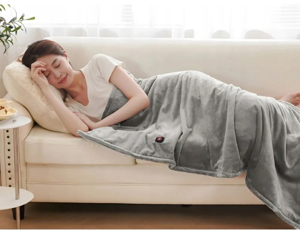 Elektrická vyhrievaná deka so zipsom