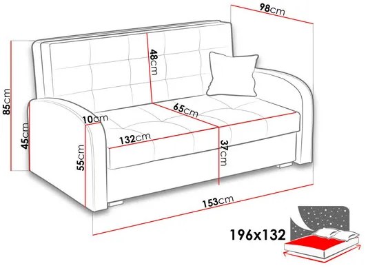 Rozkladacia pohovka Carivia Gold III (paros 03) (s úl. priestorom). Vlastná spoľahlivá doprava až k Vám domov. 1051125