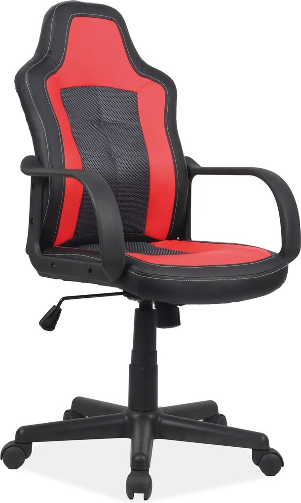 Signal Kancelárska stolička CRUZ čierna/červená