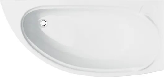Besco Akrylátová asymetrická vaňa Mini 150x70 BESCO-Farba: Biela, BESCO-Orientácia: Ľavá