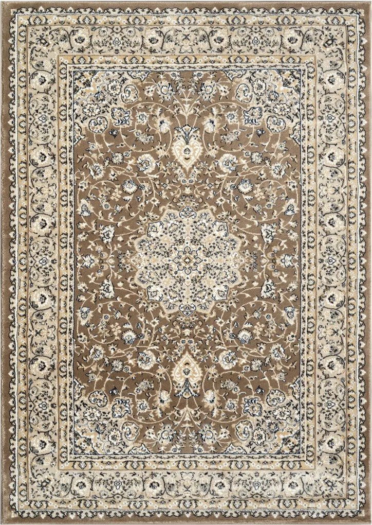 Angel Carpet, Kusový koberec Sultan 42 Beige, 60x110, béžová, kancelária