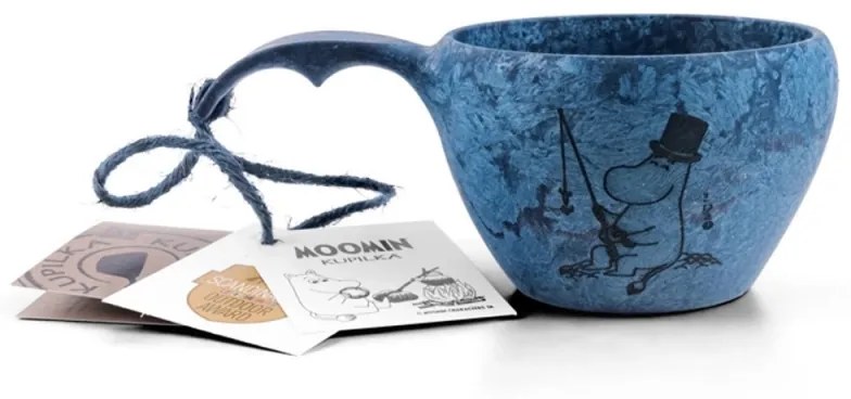 Hrnček kuksa Kupilka Moominpappa 0,37l, modrý