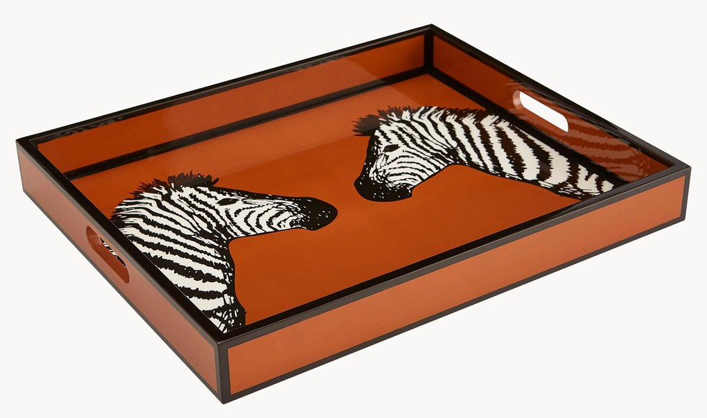 Dekoratívny podnos Zebra