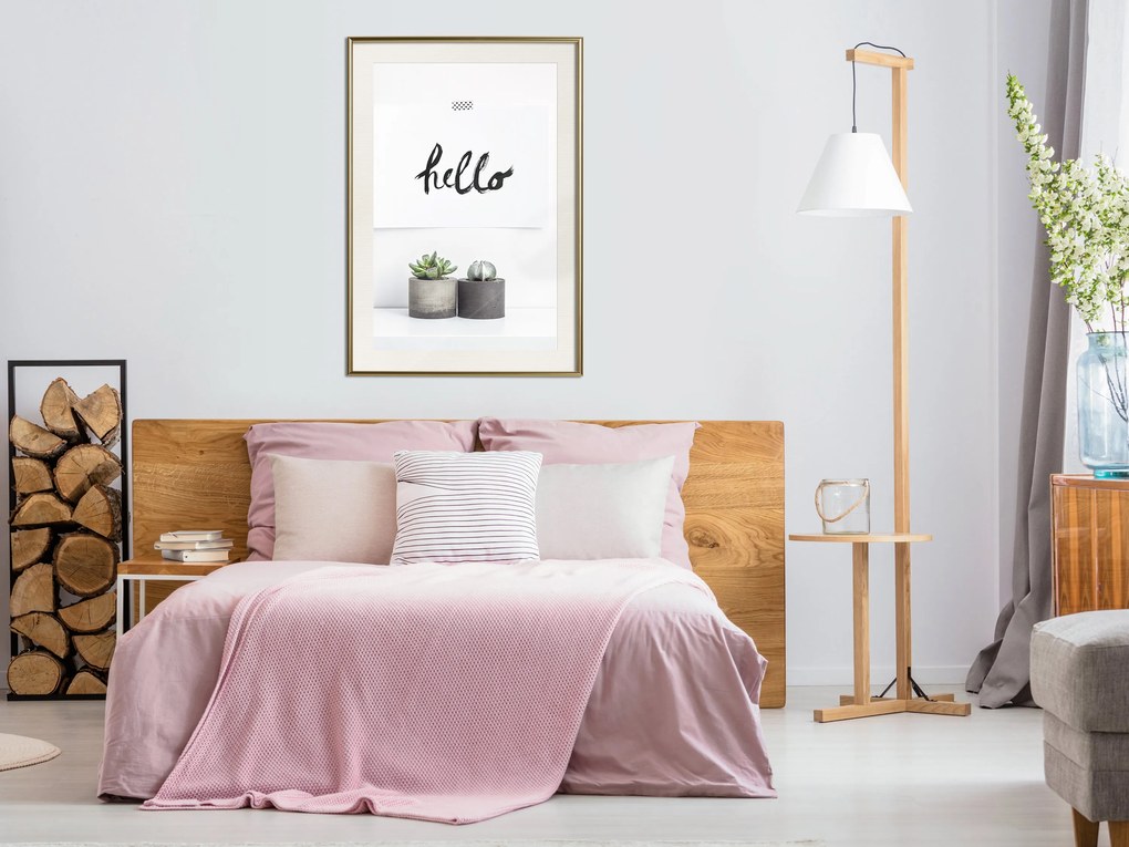 Artgeist Plagát - Scandinavian Home [Poster] Veľkosť: 30x45, Verzia: Zlatý rám