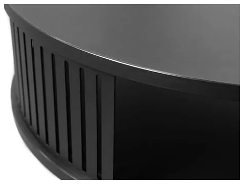 Konferenčný stolík ROENNI 44x75 cm čierna/zlatý dub