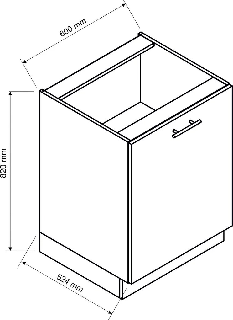 KUCHYNSKÁ LINKA ROSANA TMAVOMODRÁ 260 cm