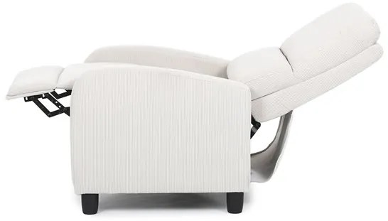 Autronic BONTEC Relaxačné kreslo, béžová, menčestrová látka, TV-4011 BGE2 Farba: Šedá