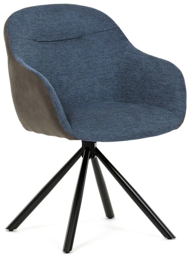 Sada jedálenských stoličiek s vratným mechanizmomDCH-Y1143 BLUE2, 2 ks
