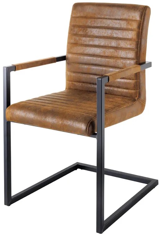 Dizajnová stolička LOFT hnedá