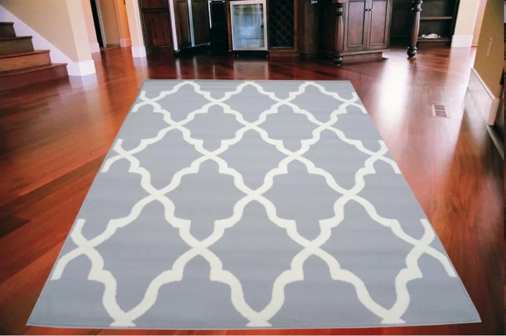 Kusový koberec PP Marakes svetlo sivý, Velikosti 120x170cm