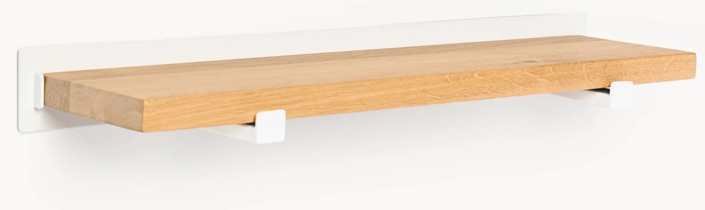 Nástenný regál z dubového dreva Ally, Š 60 cm