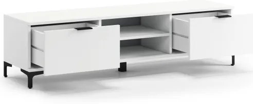 Televízny stolík LORA biela