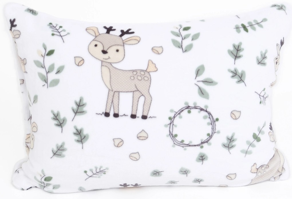 Obliečka na vankúš mikroplyš Exclusive 40 × 60 cm - Bambi