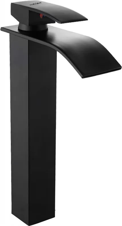 Mexen Aries vysoká umývadlová batéria, čierna - 744810-70