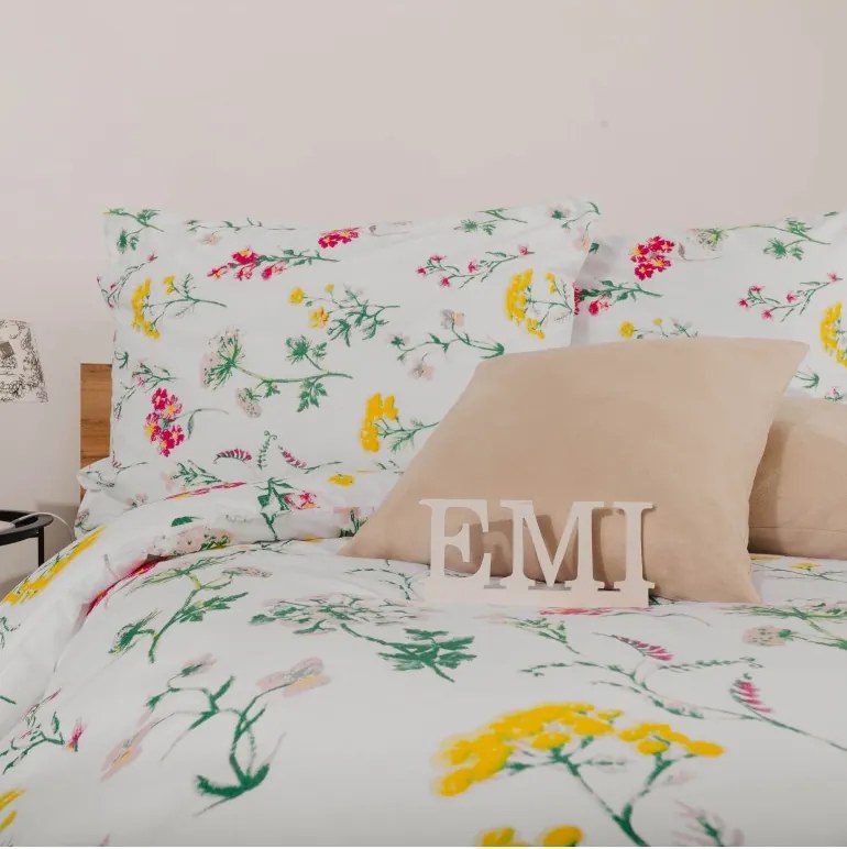 Obliečky bavlnené Luiza EMI, Štandardný set jednolôžko obsahuje 1x 140x200 + 1x 70x90