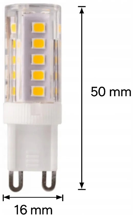 ECOLIGHT LED žiarovka - G9 - 3W - 350Lm - teplá farba